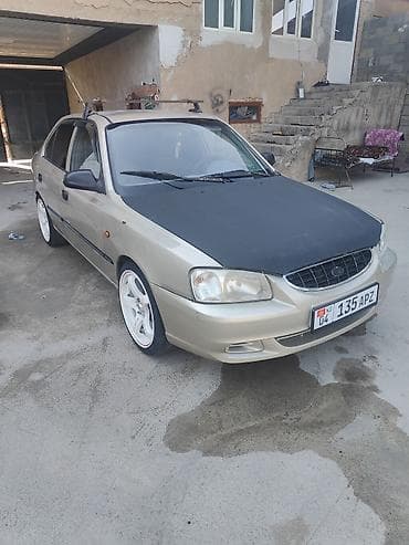 Транспорт: Hyundai Accent: 2003 г., Автомат, Седан — 1