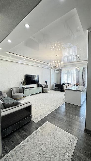 3 бөлмө, 90 м², Элитка, 13 кабат, Дизайнердик оңдоо