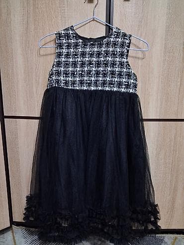 fred perry: Детское платье, цвет - Черный, Б/у — 2