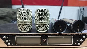 электроника 5: РАСПРОДАЖА!!! Продаю комплек радио микрофонов б/у, полностью рабочие — 5