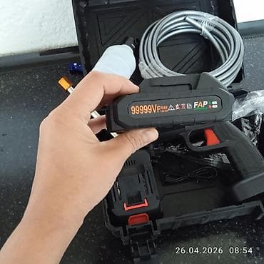 литионные батарейки: Аккумуляторная мини-мойка высокого давления в кейсе Компактная — 2