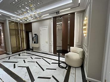 Кыймылсыз мүлк: 3 бөлмө, 137 м², Элитка, 9 кабат, Дизайнердик ремонт — 1