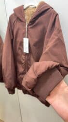 button куртка двухсторонняя: Двусторонняя курточка обсолютно новая, в красивом шоколадном оттенке — 1