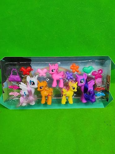 купить май литл пони оригинал: Литл Пони набор игрушек в комплекте🐎 Комплектация товара: 5 пони, 10 — 6