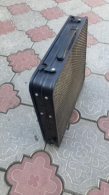 Складной походный стол, Железо, цвет - Черный — 5