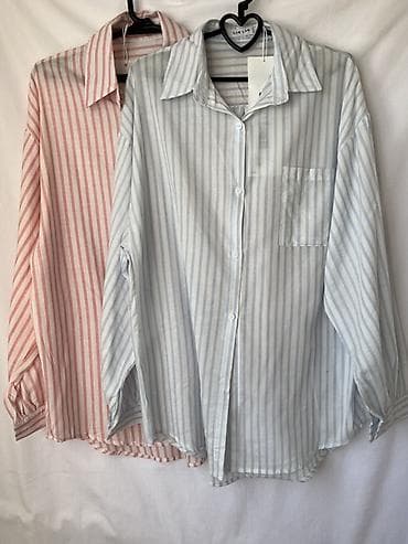 apple magic mouse 2: Стильные свободные рубашки в полоску. - Модель: классическая рубашка — 1