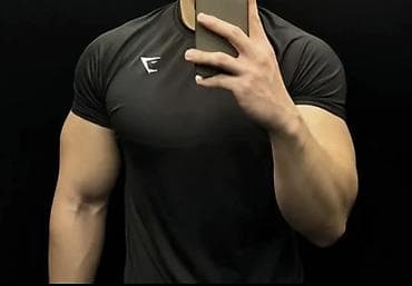 батник мужской поло: Мужская компрессионная футболка (Slim Fit) — подчёркивает тело ⸻ — 2