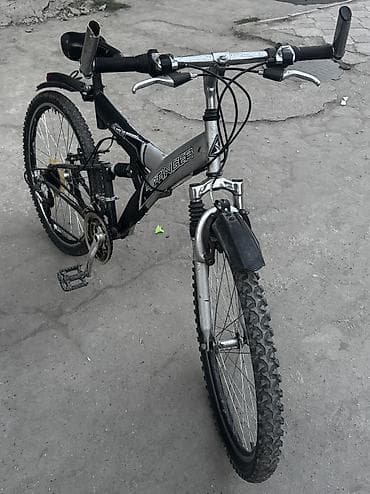 Балдар үчүн велосипеддер: Горный велосипед Stinger (двухподвес) Характеристики: - Рама — 9