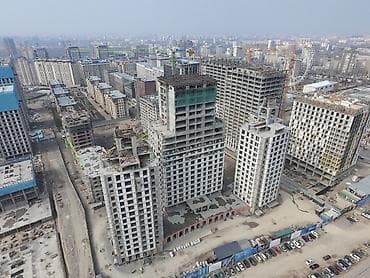 Продажа квартир: 3 комнаты, 120 м², Элитка, Асанбай мкр Элитка, 12 этаж, ПСО (под самоотделку) — 2
