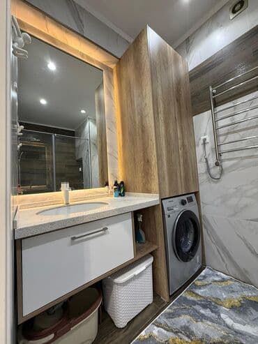 квартиры в районе кара жыгач: 3 комнаты, 95 м², Элитка, 13 этаж, Евроремонт — 4