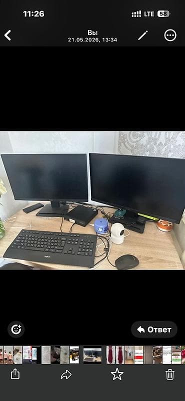 монитор philips 32: Монитор, Б/у, LED — 2