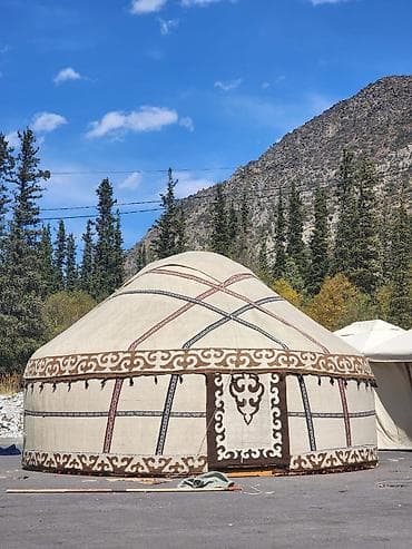 Юрты: Аренда юрты, Каркас Деревянный, 85 баш, Казан, Стол, Стулья — 9