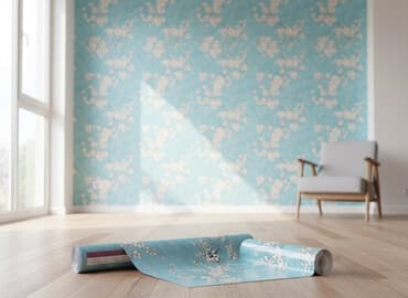 Продам 2 рулона обоев покупала 1 рулон стоил 4200сом ширина 1метр