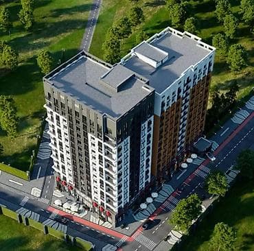 Недвижимость: 1 комната, 98 м², Асанбай мкр Элитка, 8 этаж, ПСО (под самоотделку) — 1