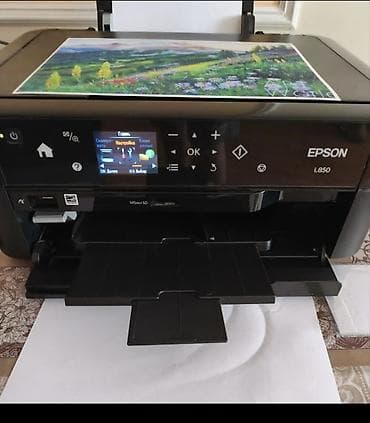 Струйное МФУ Epson L850 3 в 1, принтер, сканер, ксерокс, с системой