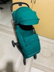 детская коляска с дождевиком: Балдар арабасы, түсү - Кара — 29