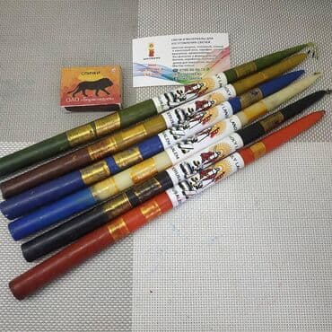 продаю свечи: Время горения 2 часа. Опалены благодатным огнем. Сошедший огонь — 2