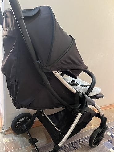 прогулочные коляски с надувными колесами: Коляска, цвет - Черный — 6