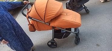 Детский мир: Коляска сатылат 🧡 Жакшы сапаттагы, таза б/у коляска сатылат. 1 жылга — 4
