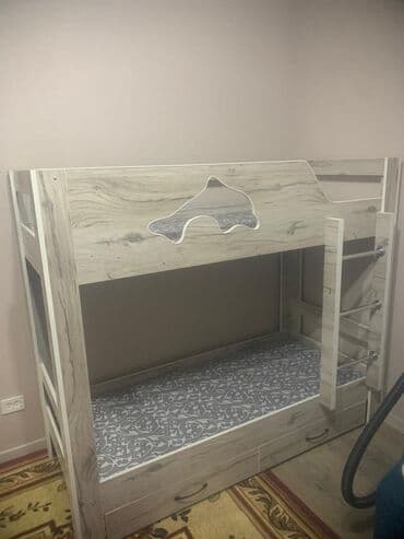 двухъярусные кровати для взрослых в бишкеке: Детская односпальная кровать, Новый, Для девочки, Для мальчика, С бортиком, Дерево, Самовывоз, Бесплатная доставка, Платная доставка — 5