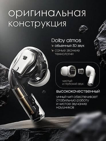 samsung galaxy a71: Беспроводные вакуумные наушники, Apple, Airpods Pro 3, Новый — 3