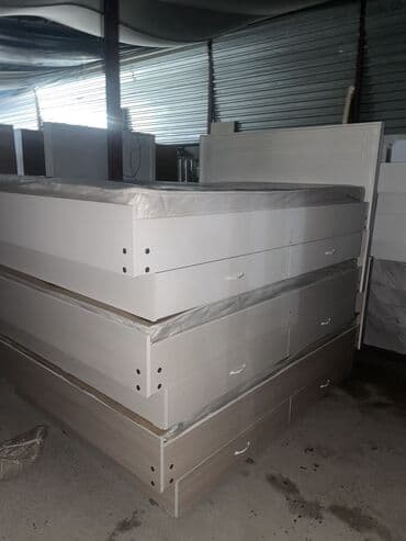 раскладушка бишкек цена: Двуспальная кровать, Новый, С матрасом, длина - 200 см — 10