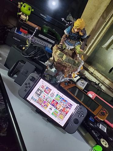 Nintendo switch oled чипованная (прошитая) установлено 41 игра память