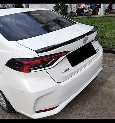 Тюнинг: Спойлер на Toyota Corolla цвет черного глянец ! — 1