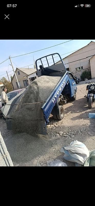 Доставка щебня, угля, песка, чернозема, отсев