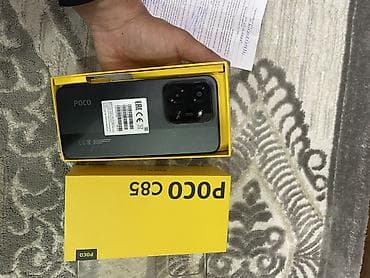 Мобильные телефоны и аксессуары: Poco C75 5G, Б/у, 128 ГБ, цвет - Серый, 2 SIM — 4