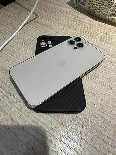 айфон хs maks: IPhone 12 Pro, Б/у, 256 ГБ, Серебристый, Чехол — 1