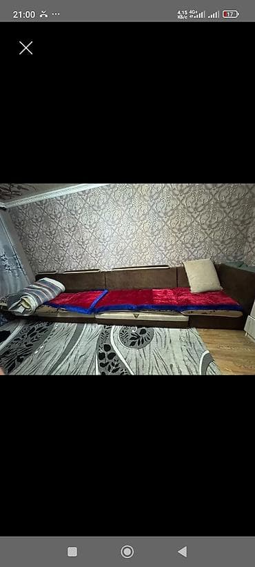 Угловой диван, C подушками at lalafo.kg Угловой диван, C подушками