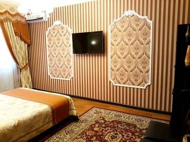 посуточная аренда квартира ош: 1 комната, Постельное белье, Кондиционер, Парковка — 1
