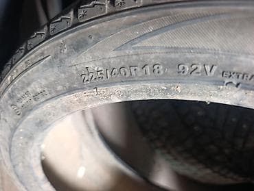 vossen diska: Шины 225 / 40 / R 18, Всесезонная, Б/у, Пара, AEOLUS — 2