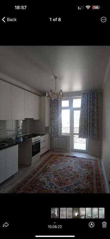 долгосрочная квартира джал: 1 комната, Агентство недвижимости, Без подселения, С мебелью полностью — 1