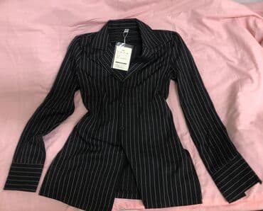 пиджаки женские бишкек: Пиджак, Блейзер, В полоску, Китай, M — 1