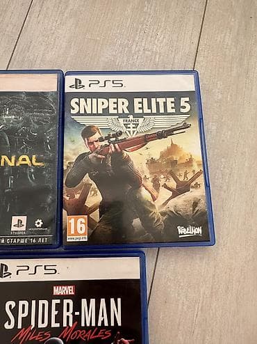 систему 5 1: Игры PS5. Spider Man Miles Morales, Sniper Elite 5, Returnal. Диски в — 3
