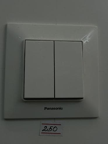 led matrix panel: Двойной настенный выключатель Panasonic. - Тип: механический — 1