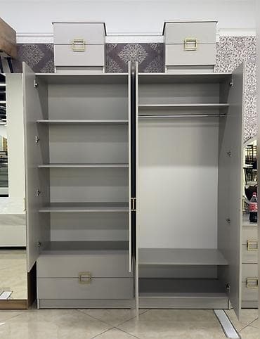 small table: Спальный гарнитур, Шкаф, цвет - Серый — 3