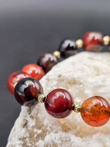 сердолик: Браслет, Женские, Новый — 2