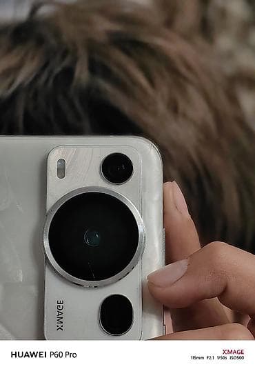 телефон хуае: Huawei P60 Pro, Б/у, 256 ГБ, цвет - Белый, 2 SIM — 3