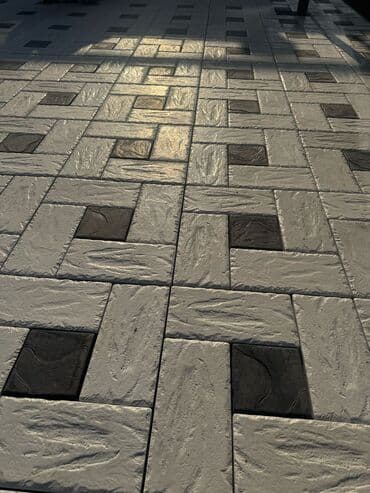 колесо для тачек: Тротуарная плитка для укладки дорожек и площадок. Представлена в — 9