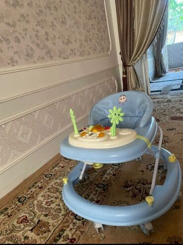 игрушки машинки бу: Абсплютно новый,музыкальный Детские ходунки с игровой панелью - Цвет — 1