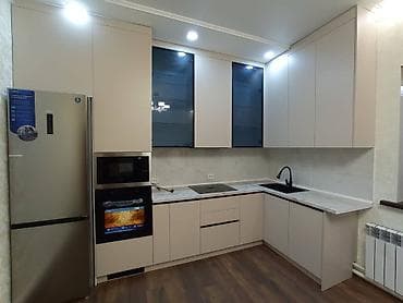 Матрасы: Кухонный гарнитур, цвет - Серый, ДСП — 3