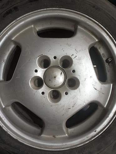 Колеса в сборе 205 / 65 / R 16, Лето, Б/у, 1 шт, Легковые, Литые, отверстий - 5