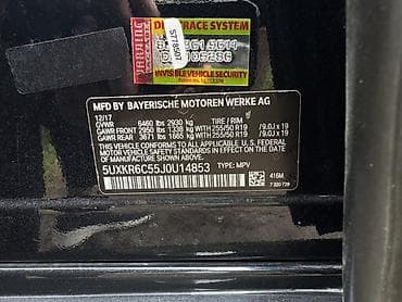 бвм х6: BMW X5 M: 2017 г., 4.4 л, Автомат, Бензин, Кроссовер — 10