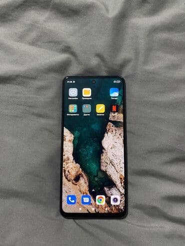 экран телефон: Redmi, Redmi Note 9 Pro, Б/у, 128 ГБ, цвет - Синий, 2 SIM — 4