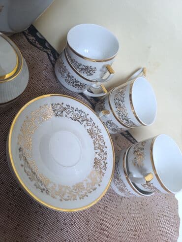 зерно кофе: Продается НовыйСервис кофейный СССР старая Чехословакия антикварный — 7