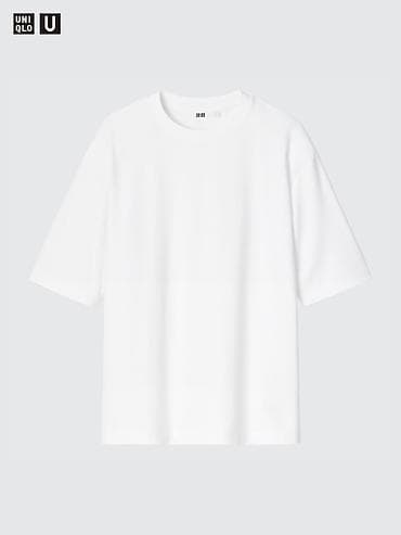 рубашки из льна: Мужская футболка, L, XL, Uniqlo, Новый, цвет - Серый, Самовывоз, Бесплатная доставка, Платная доставка — 2