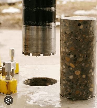 Тепкичтер жана тетиктер заказ менен: Алмазное бурение отверстий в бетоне, железобетоне, кирпиче и камне. - — 2